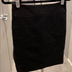 Privee black stretch skirt